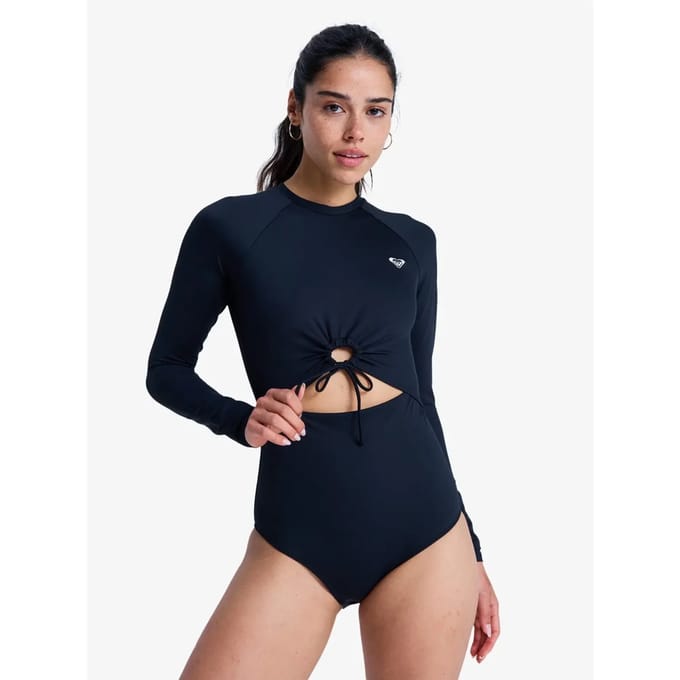 Shorty Overall Met Lange Mouwen Dames Roxy Beach Essential Back-Zip
