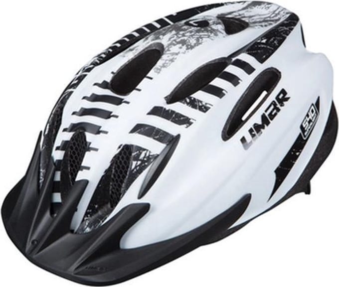 Limar - 540 Fietshelm -Matt White black - M (52-56 cm)