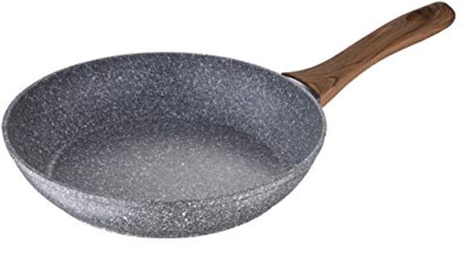 Koekenpan 24cm met Marblé-antiaanbaklaag en ergonomische handgrepen
