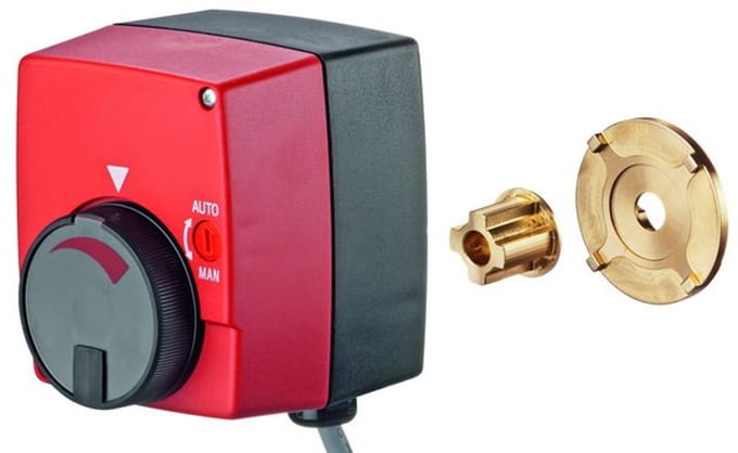 IMI Hydronic Engineering HEIMEIER Draai-stellmotor M106, 230 V voor Globo kogelkranen van DN 10 tot DN 32, 0600-00.700