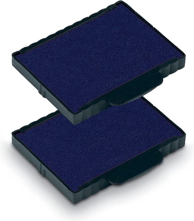 trodat Ersatzstempelkissen 6/57, blau, Doppelpack