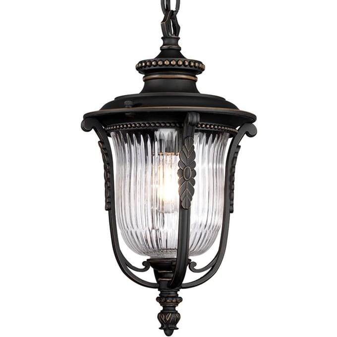 Bohemian Hanglamp - Steady Lighting - Metaal - Bohemian - E27 - L: 22.9cm - Voor Buiten - Woonkamer - Eetkamer - Brons