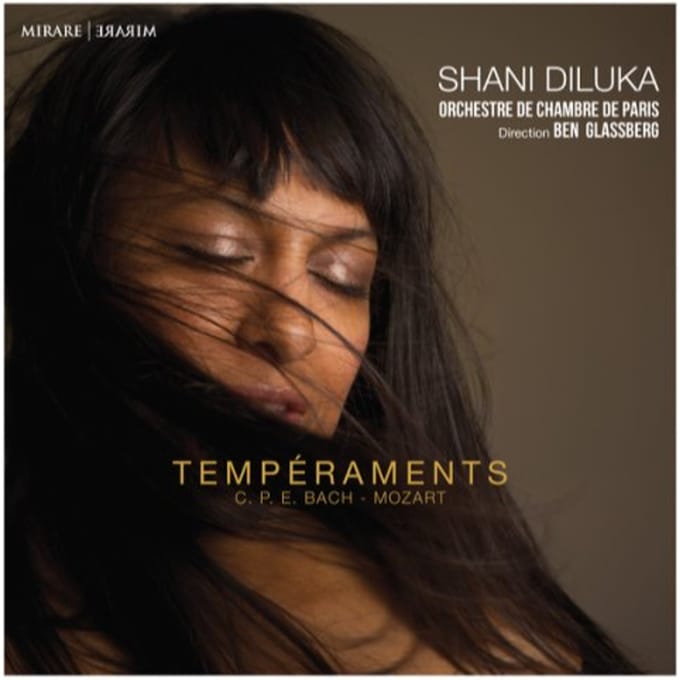 Shani Diluka, Orchestre De Chambre De Paris, Ben Blassberg - C.P.E. Bach/Mozart: Tempéraments (CD)