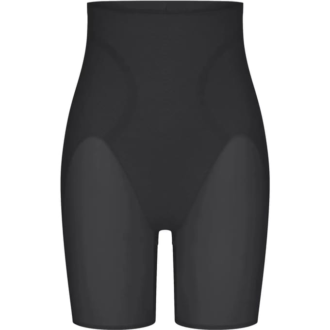 Triumph BMU Illusion Curve Super HW Mid-Thigh Dames Onderbroek - ZWART