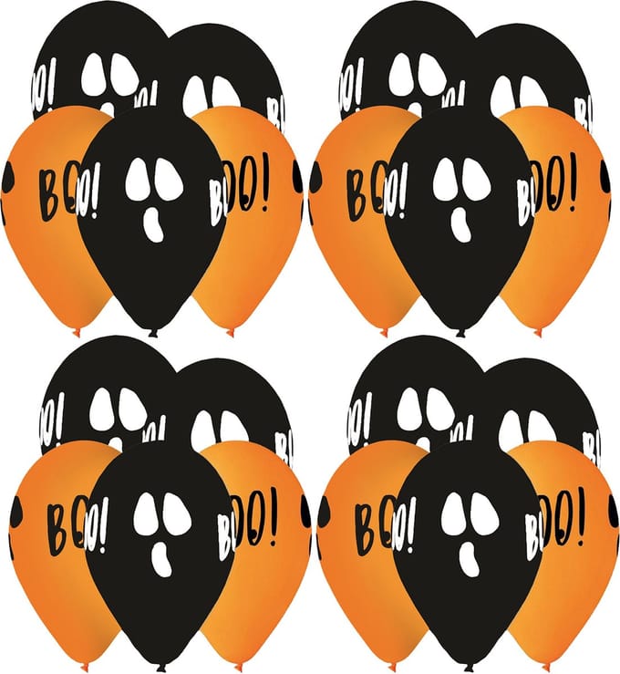 Halloween-ballonnen, set van 33 cm latex ballonnen / 20 stuks