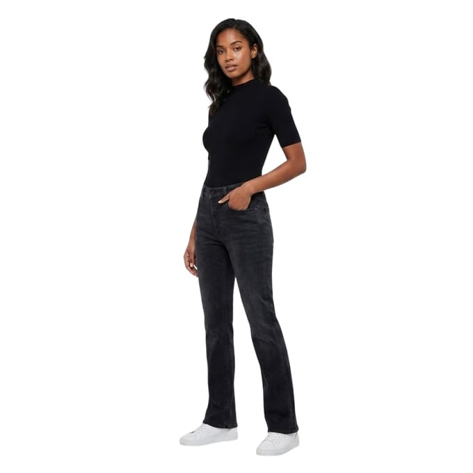 Replay Maijke rechte jeans voor dames (Zwart)