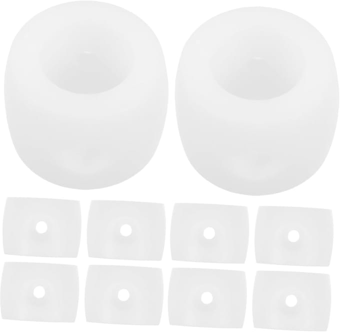 Tafelvoetbal Stopringen - Foosball Onderdelen - Bal Plaatsing Verbeteren - Robuuste ABS Constructie - 2.5 cm - Wit