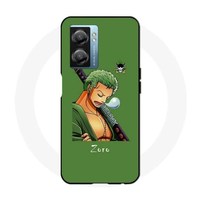 Hoesje - Maniacase - Realme V23 - Roronoa Zoro - Siliconen - Flexibel - Zwart