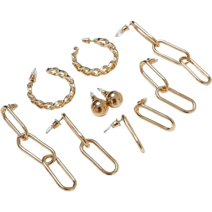 Diverse ketting oorbellen Urban Classics (x5)