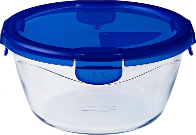 Pyrex - Cook & Go Schaal Rond met Deksel 0,7 liter - Transparant