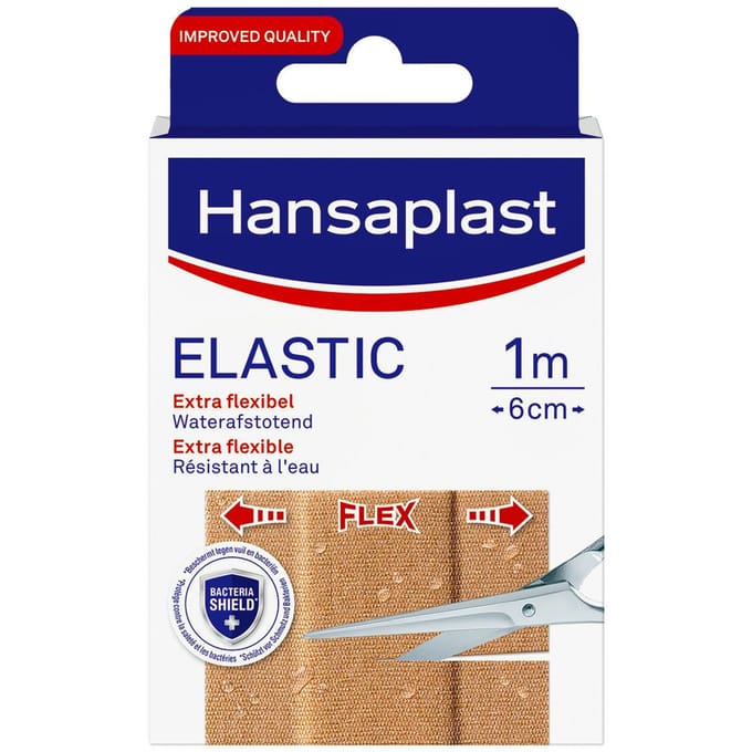 Hansaplast Elastic 1 m x 6 cm 1 st