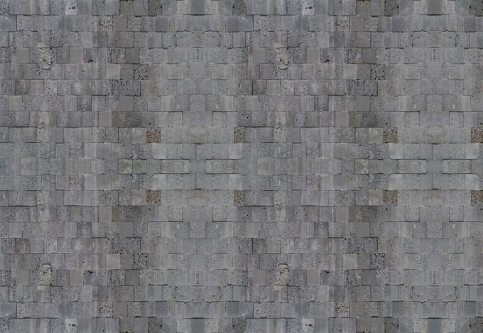Fotobehang Stone Wall | PANORAMIC - 250cm x 104cm | 130g/m2 Vlies