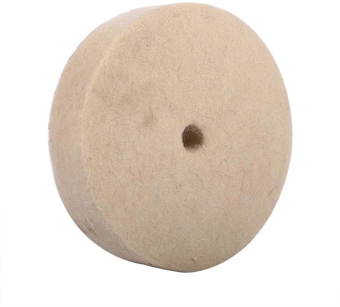 Dailygoods- Polijstmop 75 mm - Polijstschijven 100x25 mm - Wol/vilt