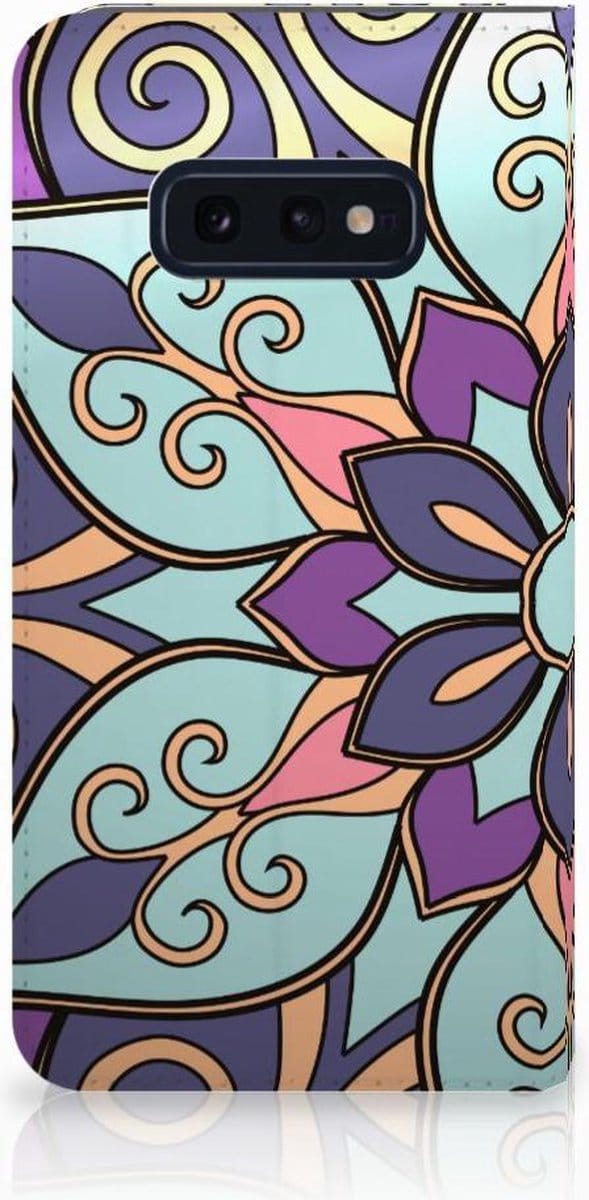 Samsung Galaxy S10e Smart Cover Purple Flower