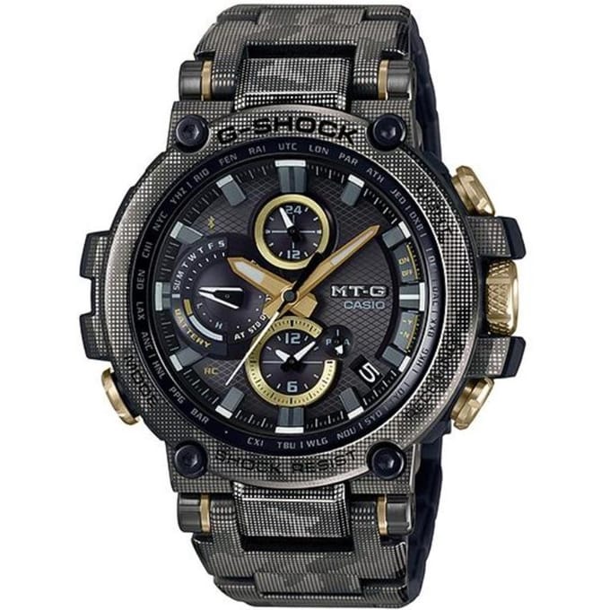 Casio Heren RVS 200M Waterbestendig Kwarts Horloge MTG-B1000DCM-1A zwart
