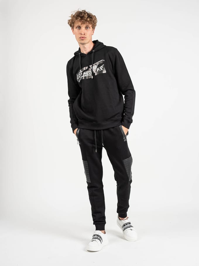 Les Hommes blouse Mannen zwart