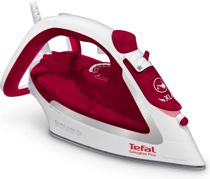 Tefal Easygliss Plus FV5717 - Stoomstrijkijzer - Snel en Efficiënt - Durilium Airglide Zool - 2500W
