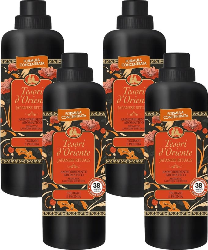 Tesori d'Oriente Japanese Rituals geconcentreerde wasverzachter 760 ml x 4