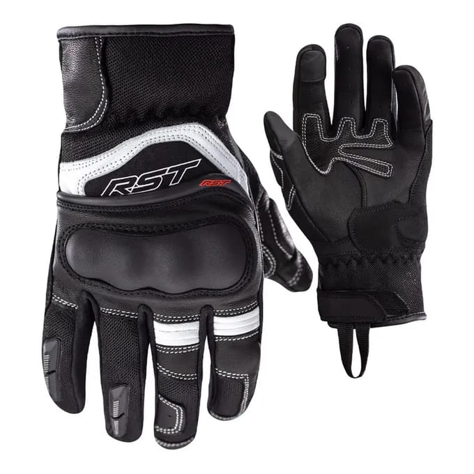 RST Urban Air 3 Mesh CE Heren Handschoenen Zwart Wit - Maat 9 - Handschoen