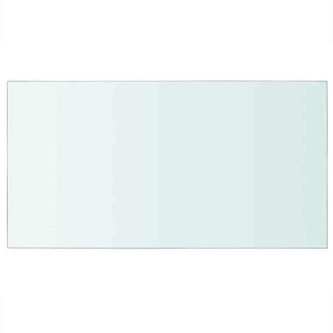 vidaXL - Schappen - 2 - st - 40x25 - cm - glas - transparant