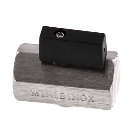 G 3/8 inch 2-Weg Rvs Mini-Kogelkraan 25 Bar - BL2SH-MM-038