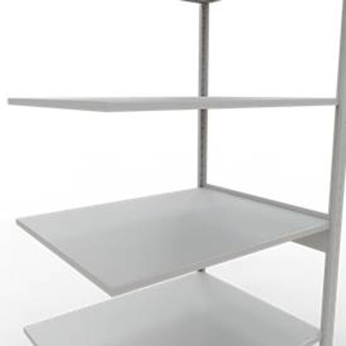 SCHULTE Lagertechnik - Insteekbevestiging met lengtebout - 2500x1000x800 mm, type 150 kg
