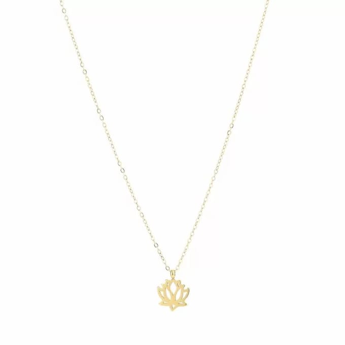 Michelle Bijoux Collier Lotus Zilver