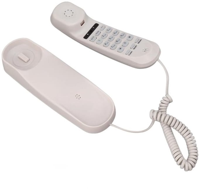 Dailygoody - Muur monteerbare telefoon - Snoer telefoon - Helder