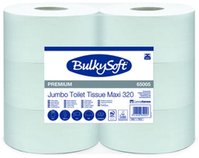 BulkySoft® Maxi jumborollen cellulose 2laags