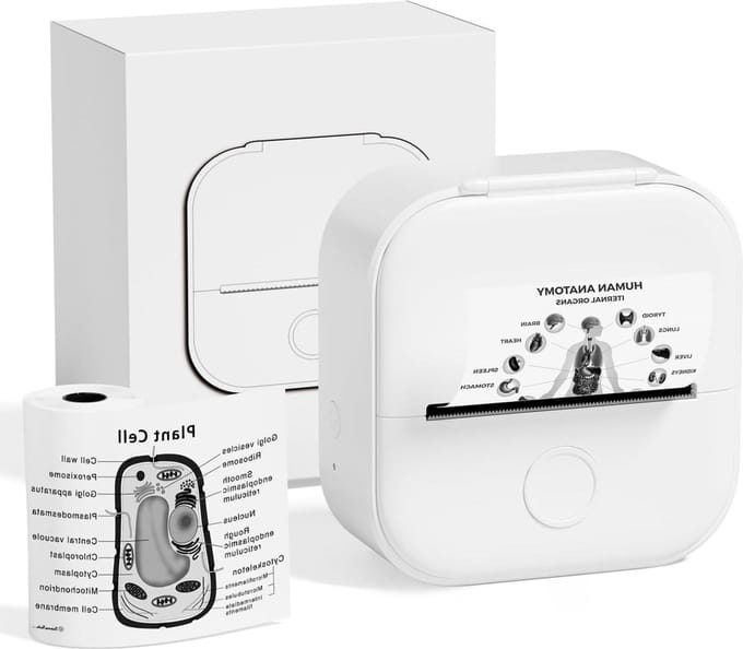 Mini-printer T02 fotoprinter voor smartphone- draagbaar en gebruiksvriendelijk