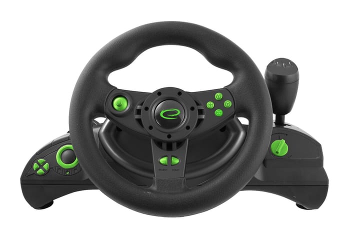 Esperanza Nitro - Wired Steering wheel & Pedal set - PC