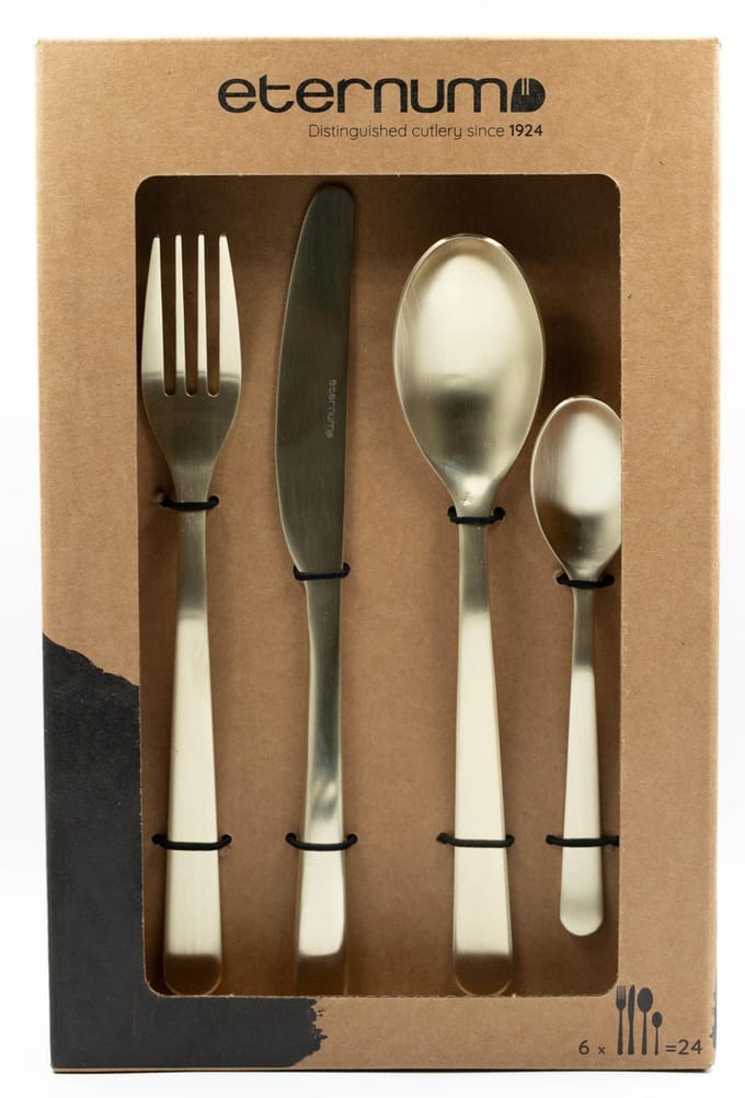 Eternum Soft PVD Champagne bestekset set van 24