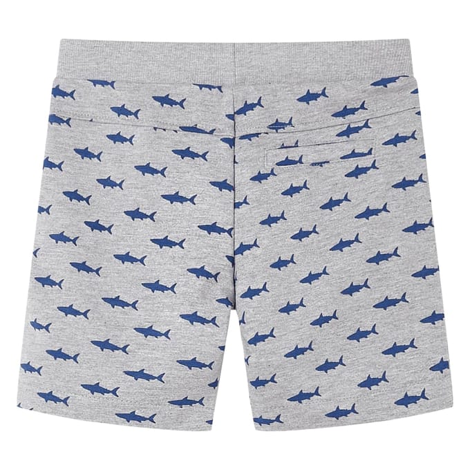vidaXL - Kindershorts - met - trekkoord - 116 - gemêleerd - lichtgrijs
