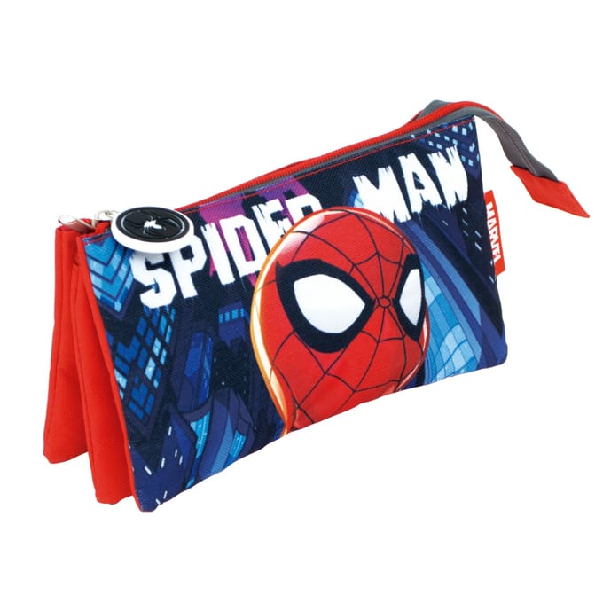 Marvel Etui Spider-man Junior 21 X 11 Cm Polyester Rood
