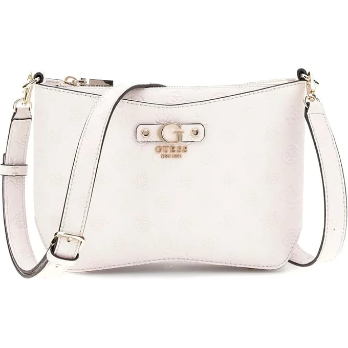 GUESS Schoudertas Gerty Girlfriend Satchel Cream White Crème