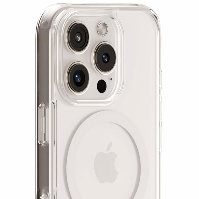 Phone Case Transparent Magsafe Compatible White / Transparent iPhone 16 Pro Max