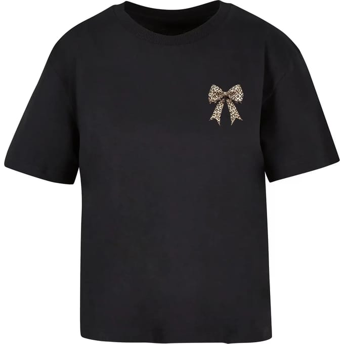 Dames-T-shirt Merchcode Ribbon Everyday