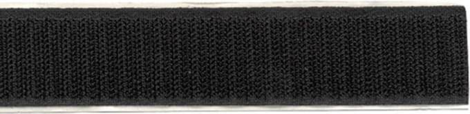 Klittenband Breedte 20 mm / Lengte 25 meter Zwart - haak zijde