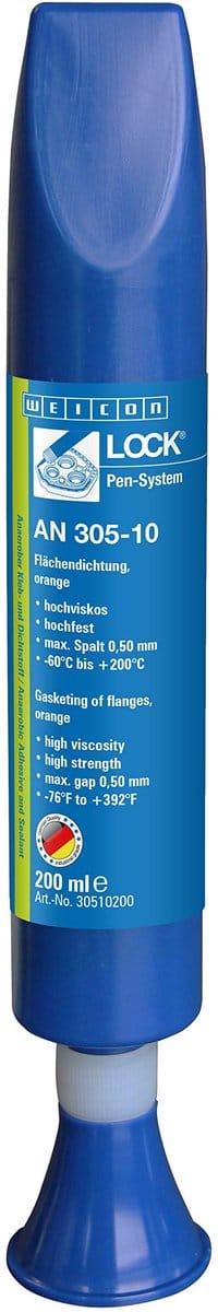 WEICONLOCK AN 305-10 – Oranje vlakafdichtingsmassa 200 ml