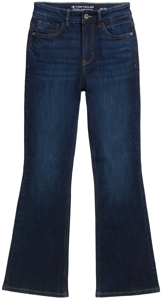 Hoge taille bootcut jeans dames Tom Tailor Stella