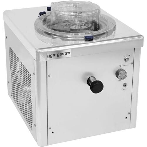GGM Gastro Eismaschine - 10 Liter/h - 1,1 kW - Tischgerät Zilver