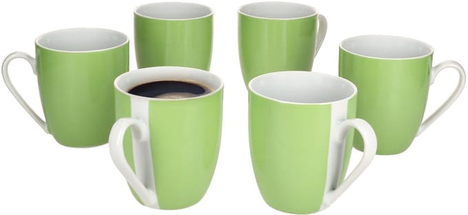 MamboCat MamboCat Set van 6 Variant koffiemokken GROEN