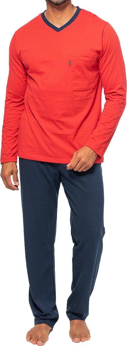 Ammann Heren pyjama lang Organic Cotton