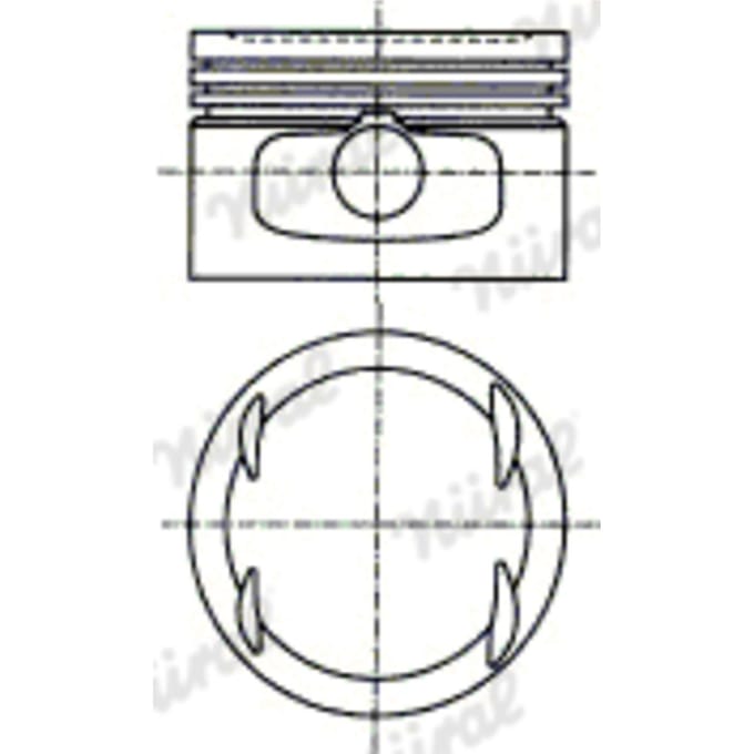 Zuiger NÜRAL 87-522700-00