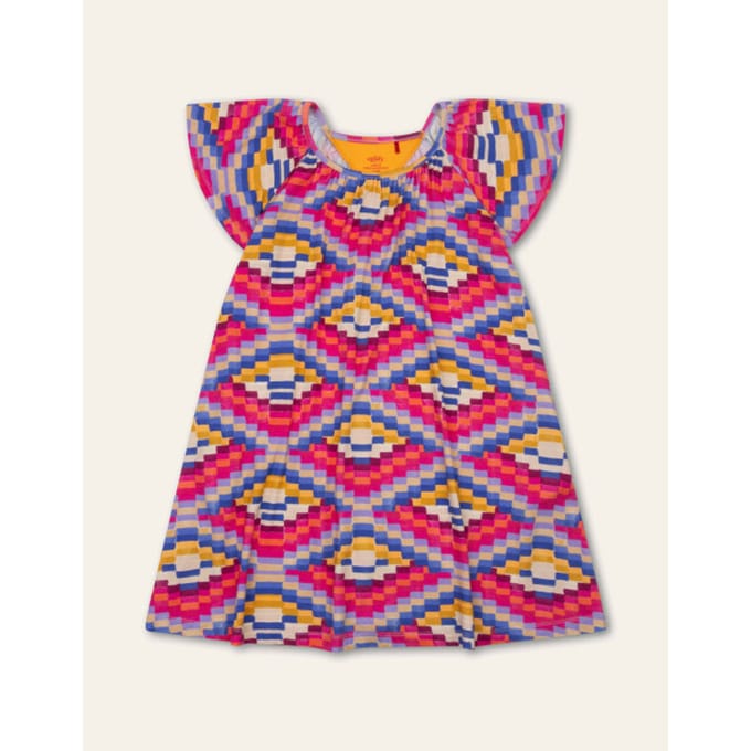 Oilily Dsunny Jurk- maat98/3T Roze Glo