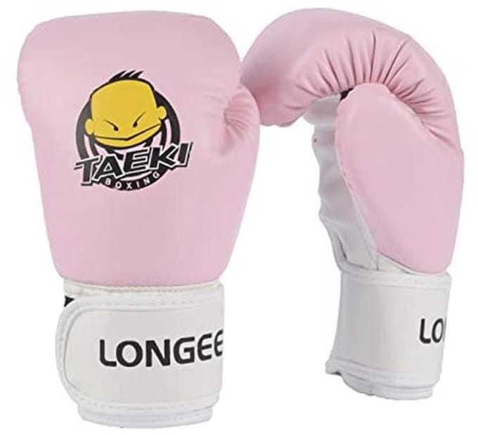 Longeek Kids Boxing Gloves 4oz MMA Training Junior Sparring Punching Fighting for 3-7 Years