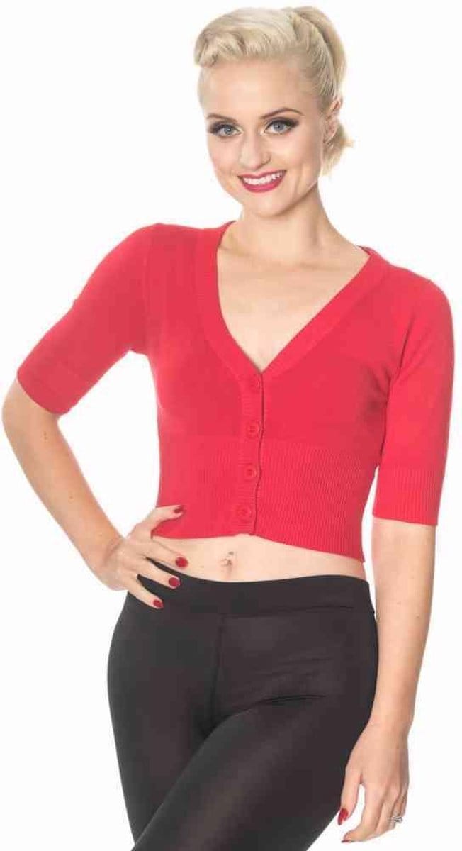 Dancing Days - OVERLOAD Cardigan - S - Rood