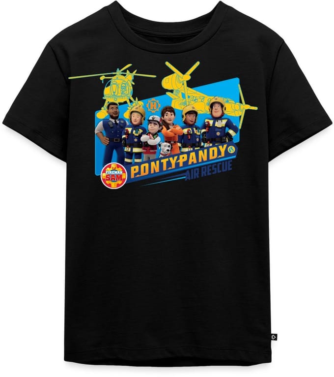 Brandweerman Sam™ Pontypandy Luchtredding Premium T Shirt Kinderen