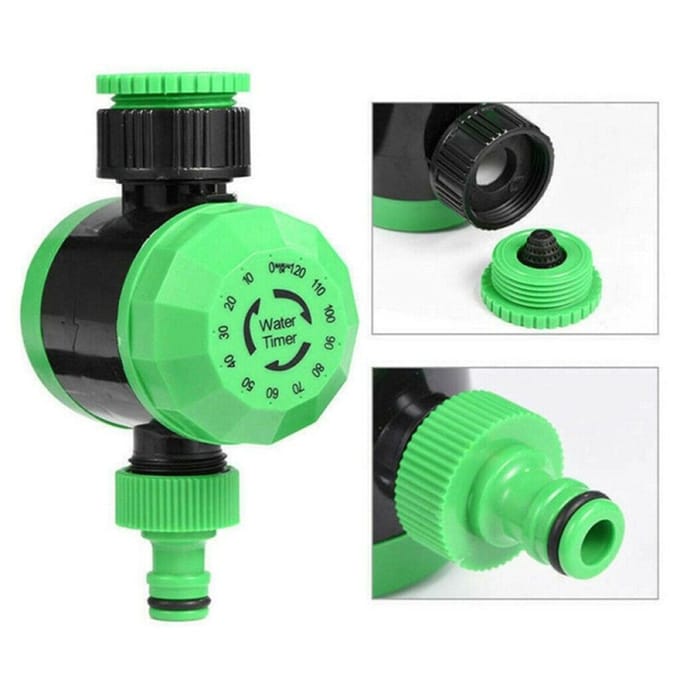 2 uur mechanische bewateringstimer automatische tuinirrigatiesysteemcontroller groen