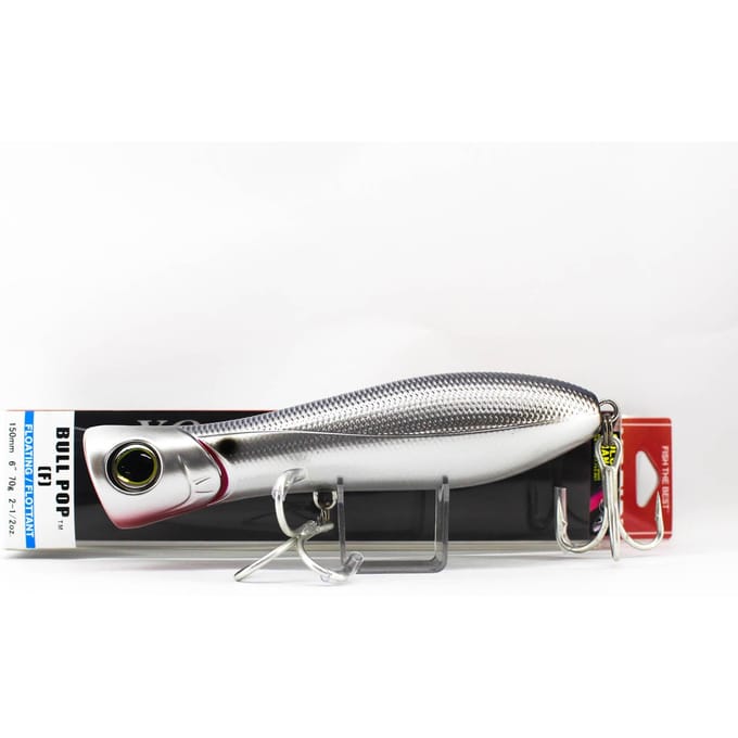 Yo Zuri Bull Pop 150 mm drijvend kunstaas R1154-CBH (3919) gray
